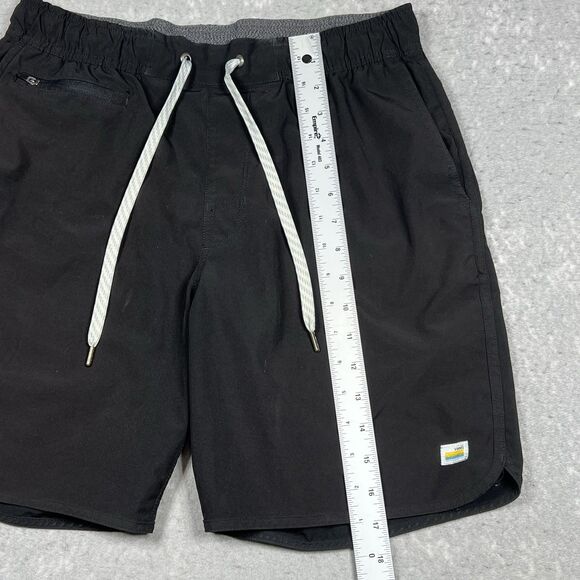 Vuori Bank Shorts Men’s Medium Black Drawstring Athletic Pocket Stretch - Picture 5 of 10